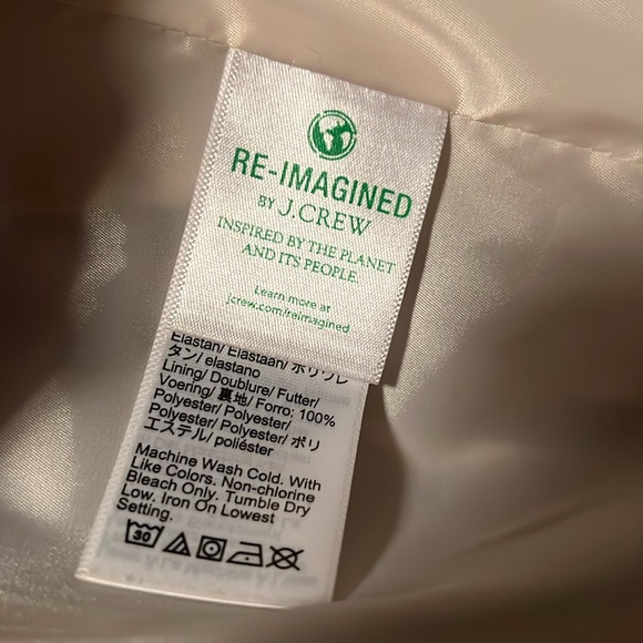 Worn once. Jcrew blazer. Gingham - Picture 4 of 5